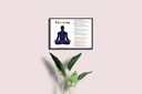 Guide to the 7 chakras and their attribution poster wall design