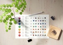 Align your energy: 7 chakras wall art with gemstones & crystals – download now