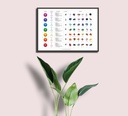 Align your energy: 7 chakras wall art with gemstones & crystals – download now