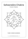 Crown Chakra (Sahasrara Chakra) Wall Poster | Instant Digital Art Download